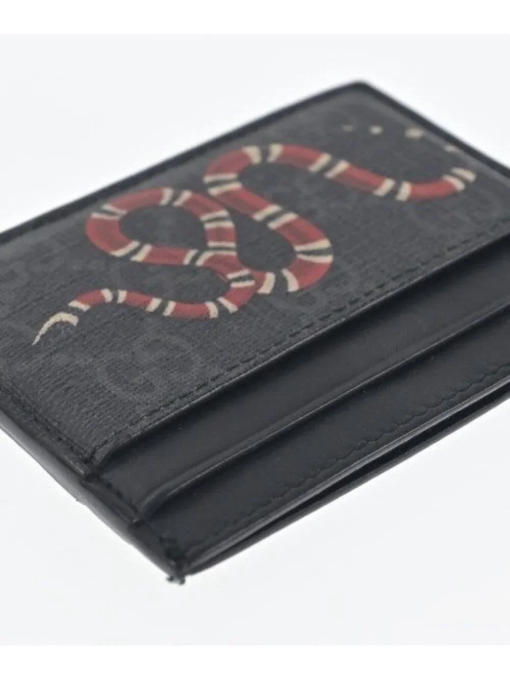 Gucci Card Case Card Holders Black - Picture 5 of 6